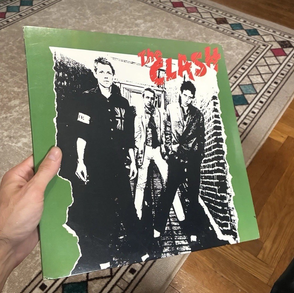 The Clash Self-Titled LP Vintage Vinyl Record 1979 Reissue AL-36060 VG+/VG+
