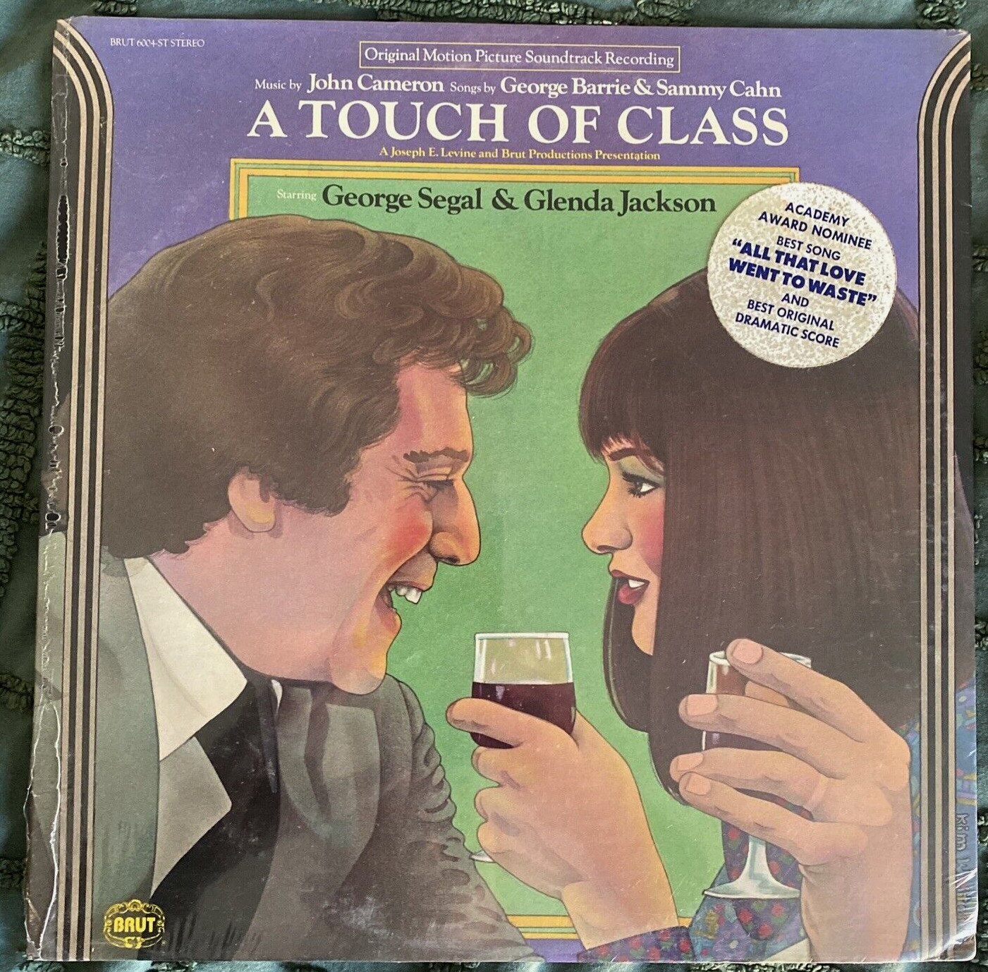 Cameron A Touch Of Class Soundtrack Vinyl LP Record BRUT 6004 ST Cahn Barrie
