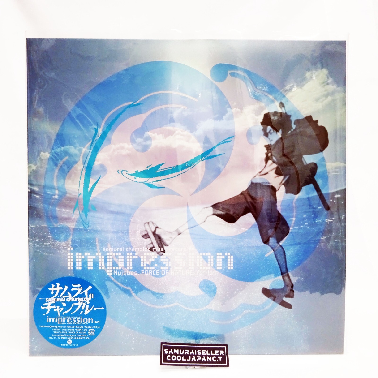 Samurai Champloo Music Vinyl Record Impression Nujabes 2LP Limited Japan NEW