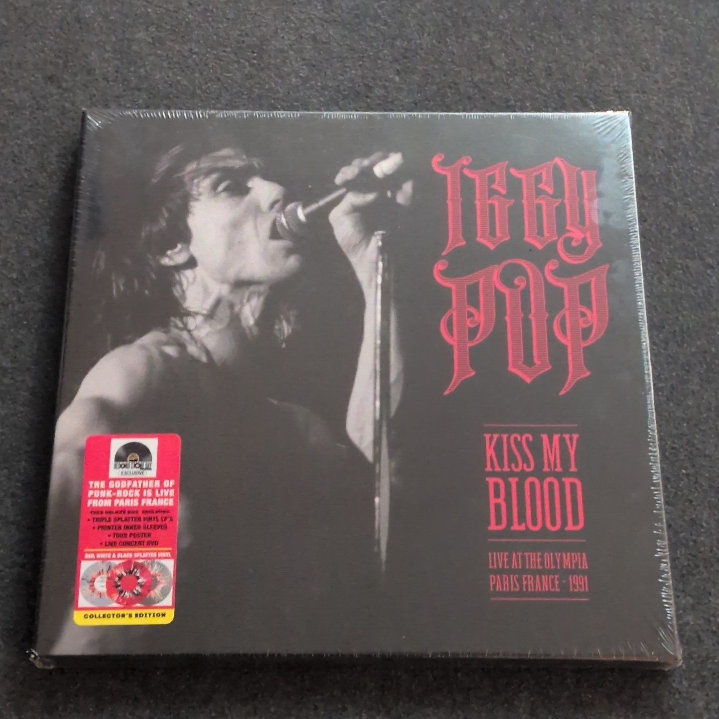 Iggy Pop – Kiss My Blood RSD (Live At The Olympia) 3LP Vinyl Box Set New. Sealed