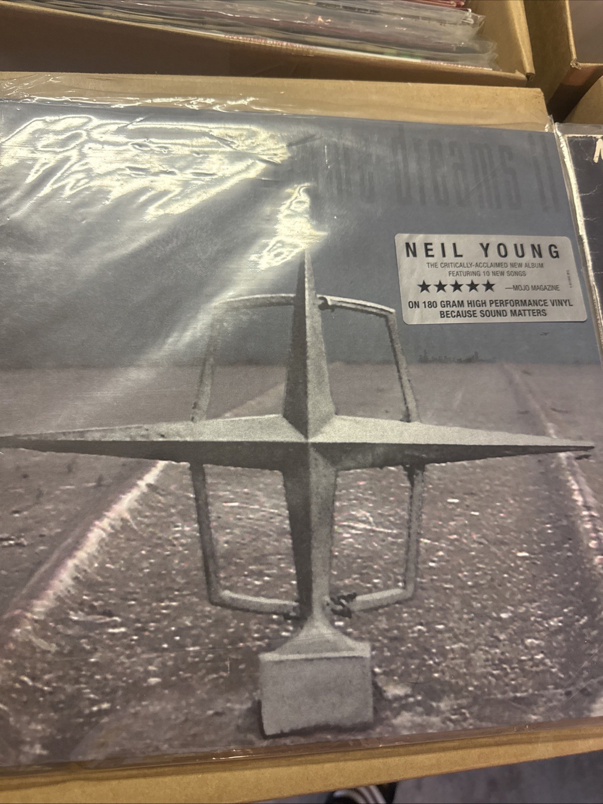 NEIL YOUNG VERIFIED STICKER Chrome Dreams II FIRST 180G EDITION DOUBLE LP SET Nm