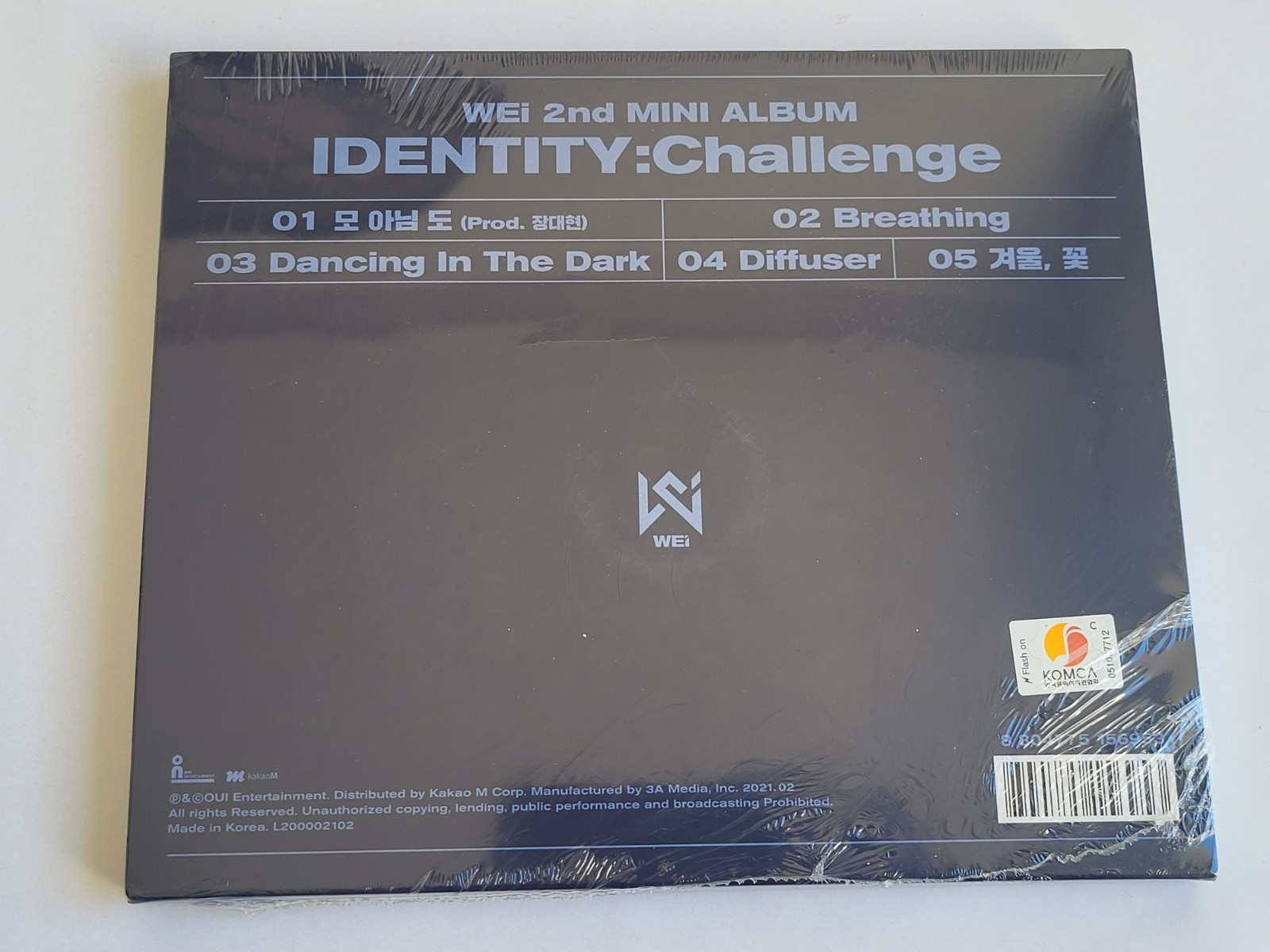 WEI [IDENTITY:CHALLENGE] 2nd Mini Album – ALL/Nothing/Challenge – Sealed