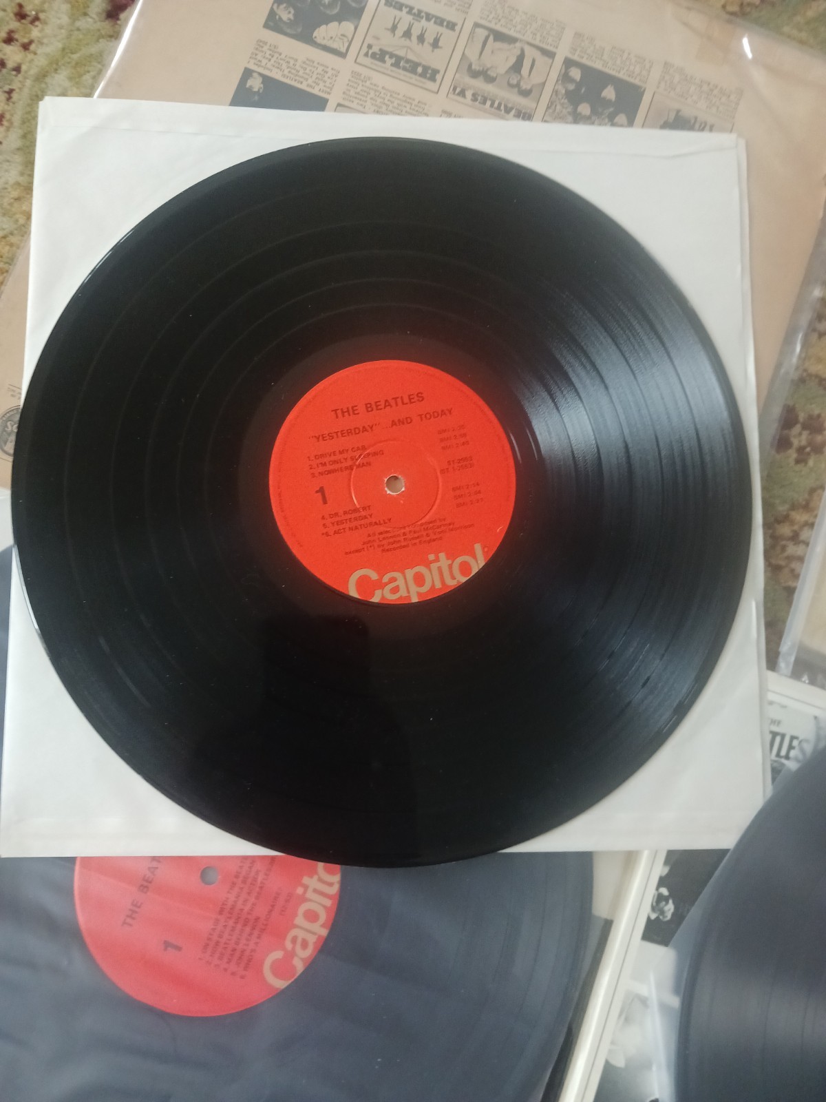 Beatles vinyl lot x 4 * Yesterday and Today * Rarities * Second * Story * VG+EX