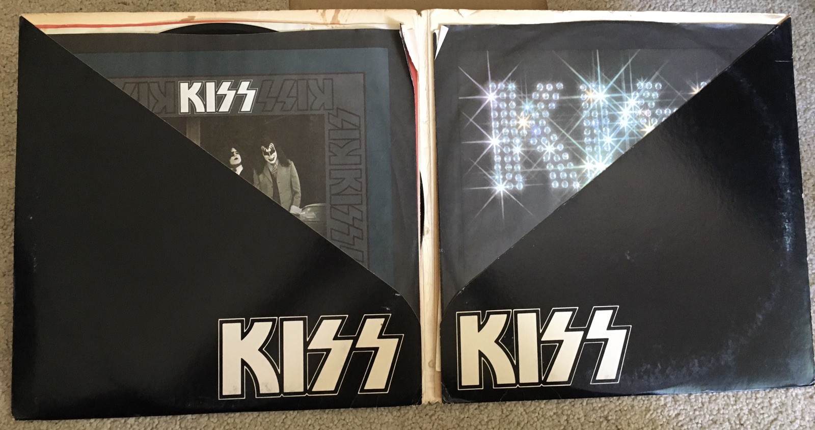 KISS – THE ORIGINALS, 3 LP records, 1st Press 1976, NBLP-7032 – EX w/ Extras