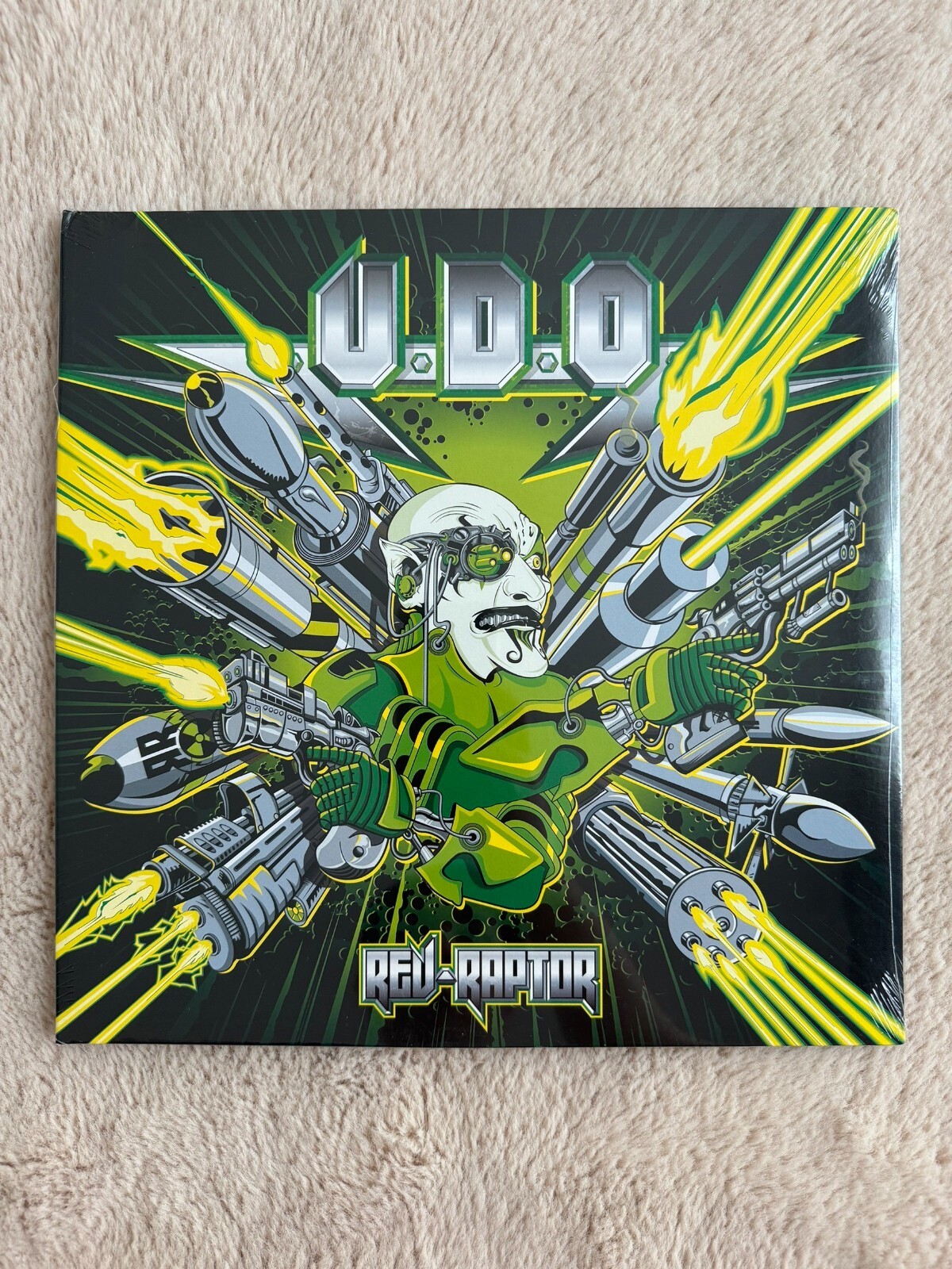U.D.O. Rev-Raptor GREEN CLEAR Vinyl LP Gatefold SEALED 2017 Germany NEW
