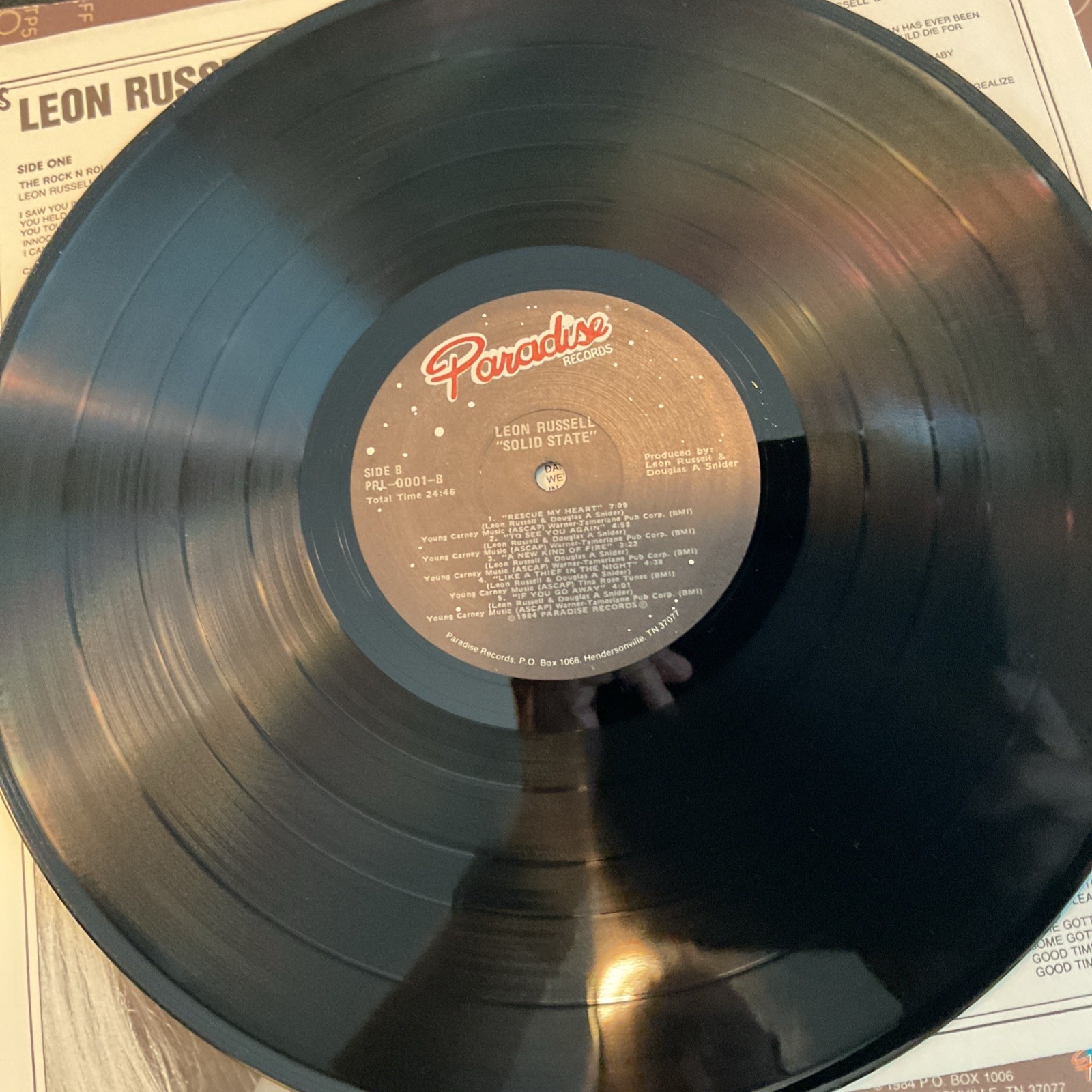 Leon Russell Solid State Vinyl LP Record