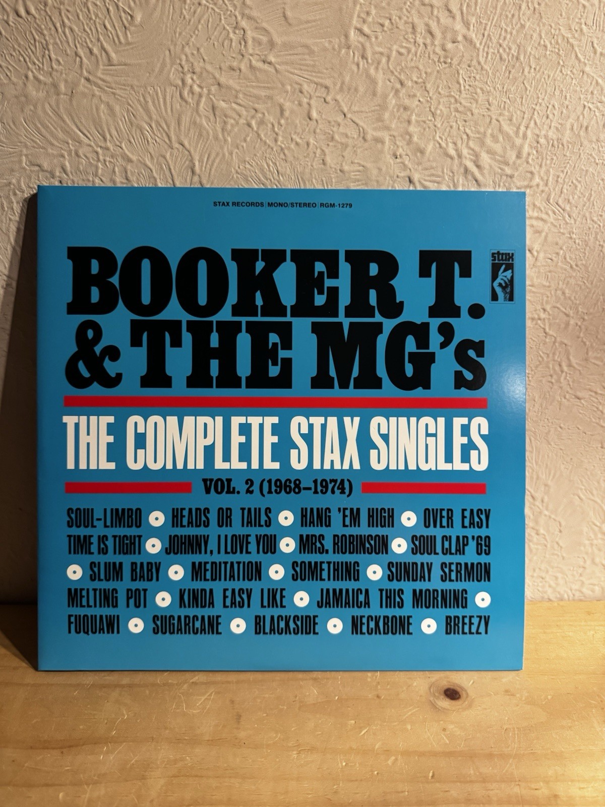 BOOKER T THE MGS COMPLETE STAX SINGLES VOL. 2 1968-1974 COLOR VINYL2LP LP