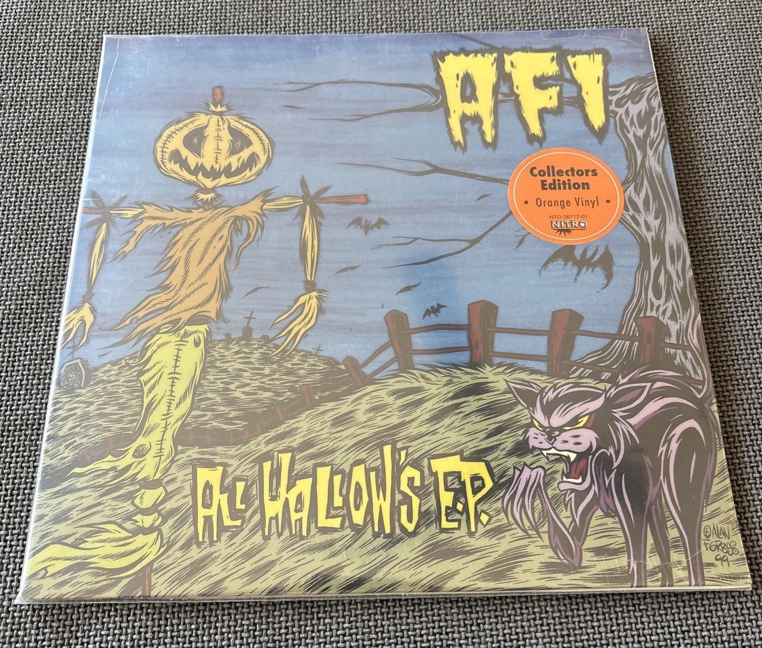 AFI All Hallow’s 10″ E.P. Collectors Edition Orange Vinyl Nitro Records 2015 New