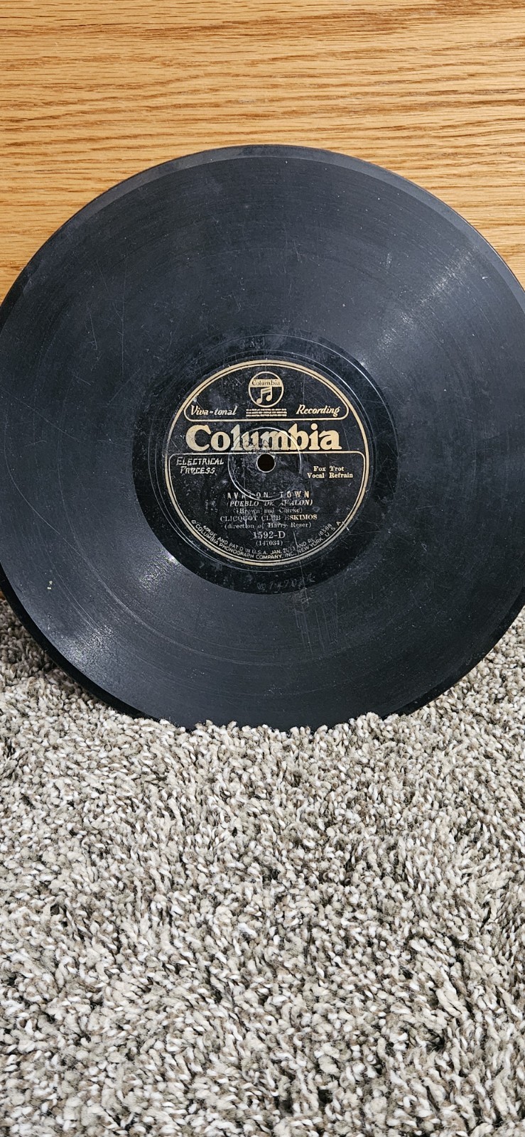 Harry Reser Come On Baby 78rpm 10 Record