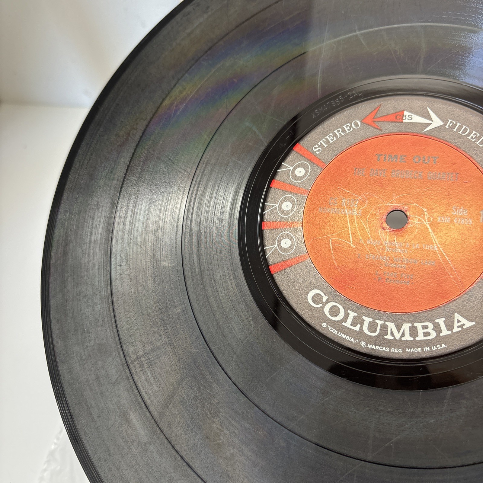 The Dave Brubeck Quartet Time Out Vinyl LP 1961 Columbia CS 8192