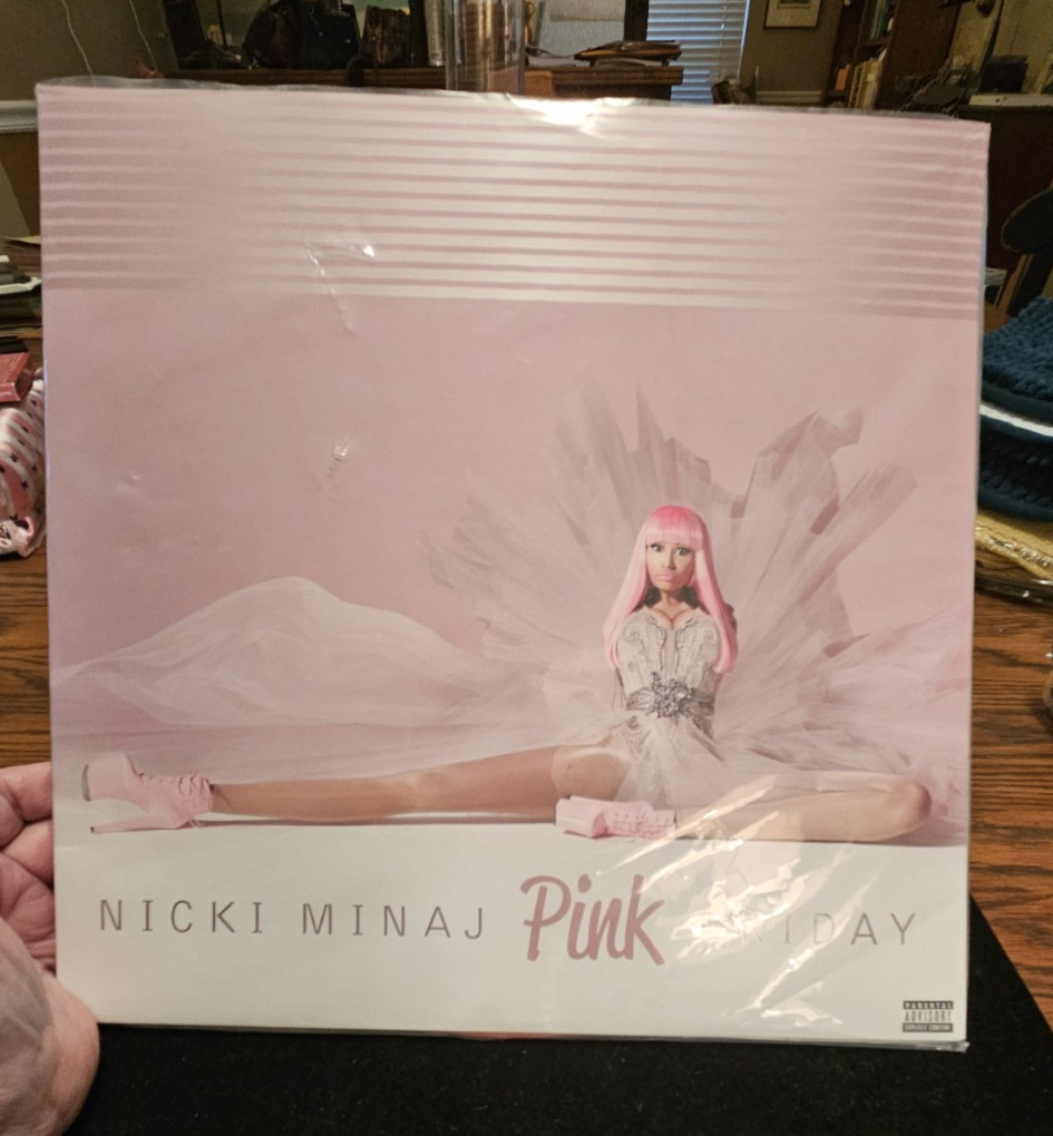 Nicki Minaj Pink Friday 2 LP Vinyl Hot Pink 2022 Release Republic 33 RPM