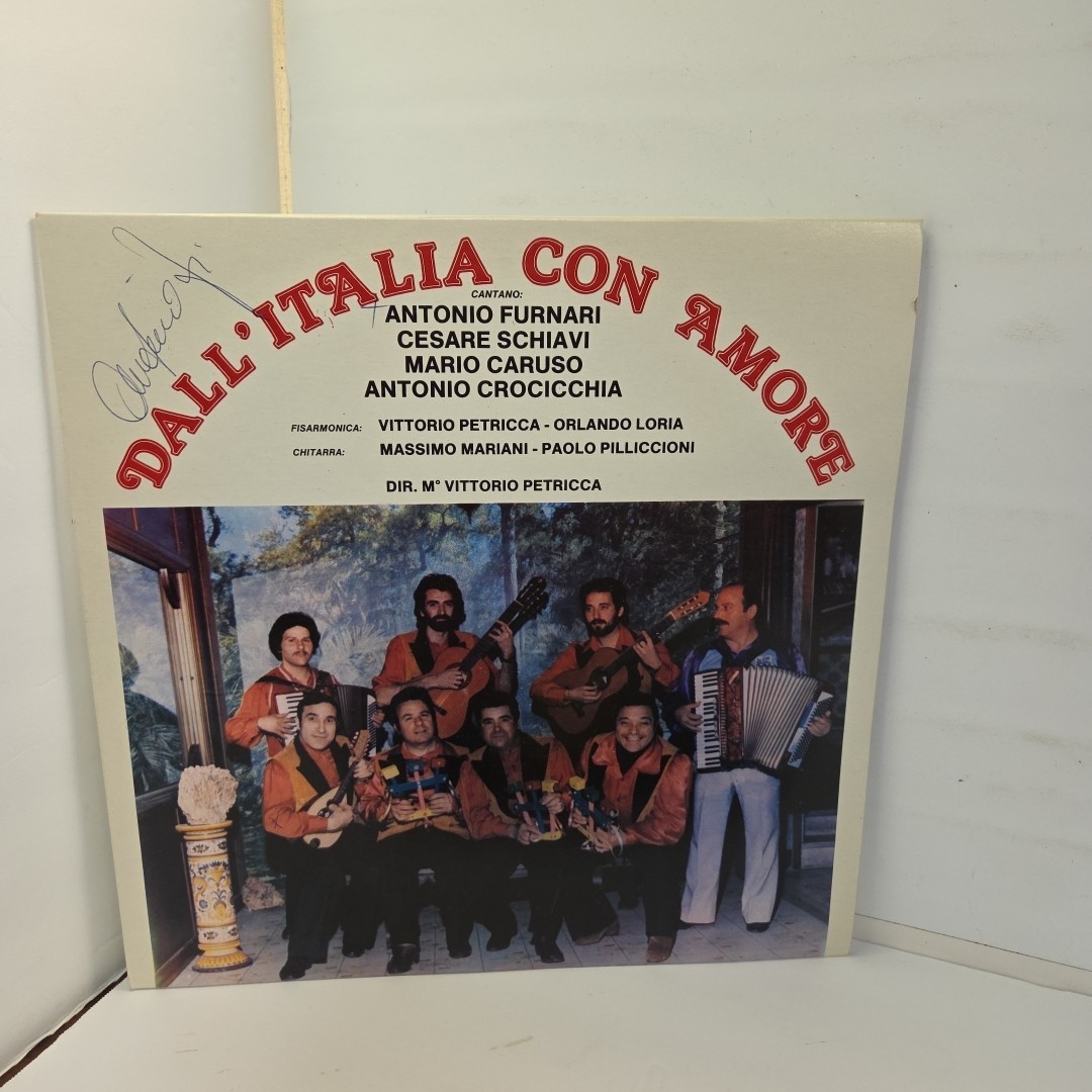 Dall Italia Con Amore LP Antonio Furnari Cesare Schiavi Mario Caruso Vyl Record