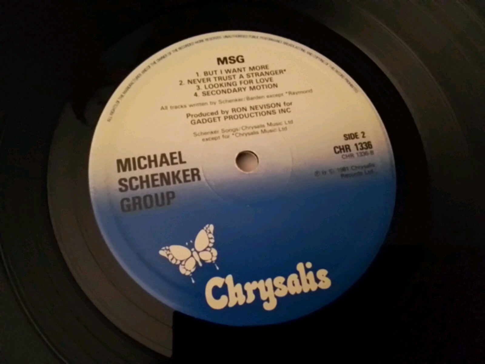 The Michael Schenker Group-MSG-12″ LP, Emb. Cvr, Inner- CHR1336 1st UK 1981 Ex+
