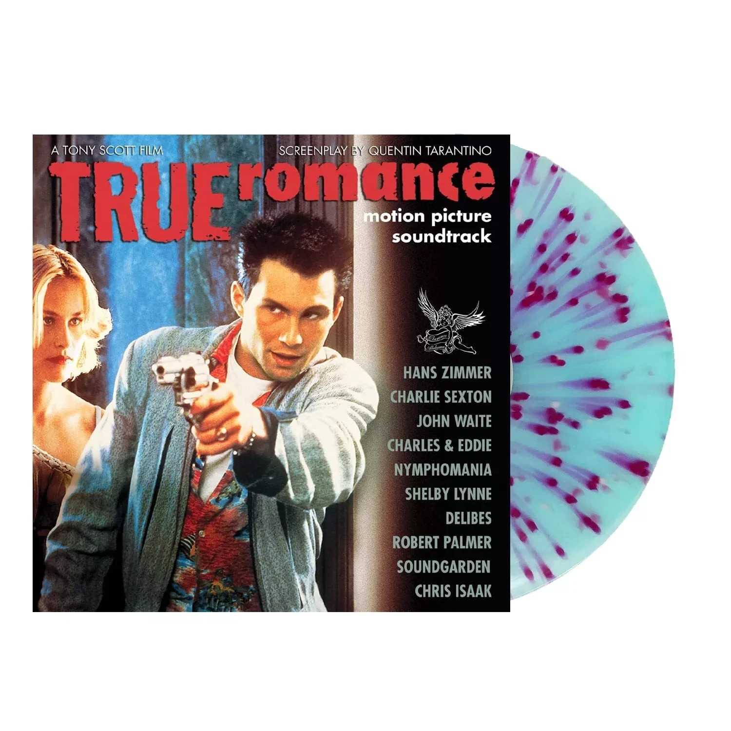 TRUE ROMANCE – OST – LP – BLUE WITH MAGENTA SPLATTER VINYL – BRAND NEW (SEALED)!