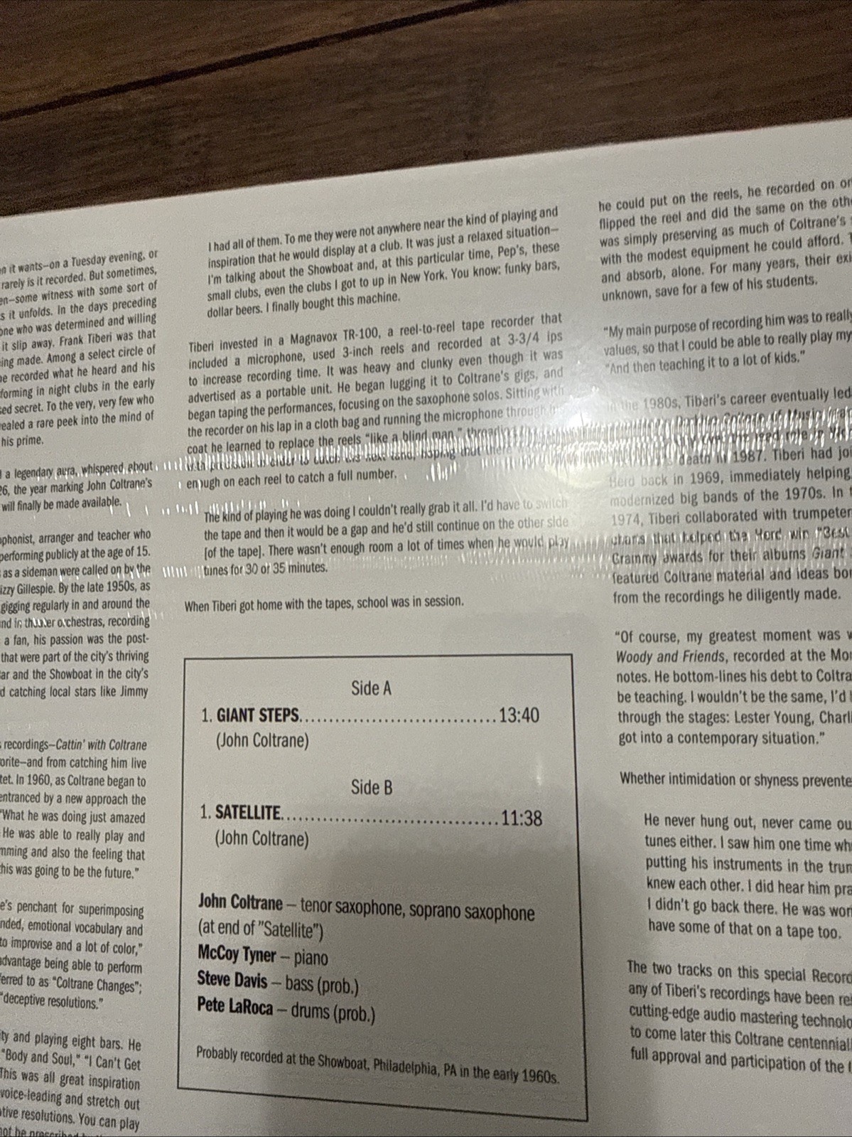 JOHN COLTRANE – THE TIBERI TAPES – A Preview Of The Mythic Recordings RSD 2026