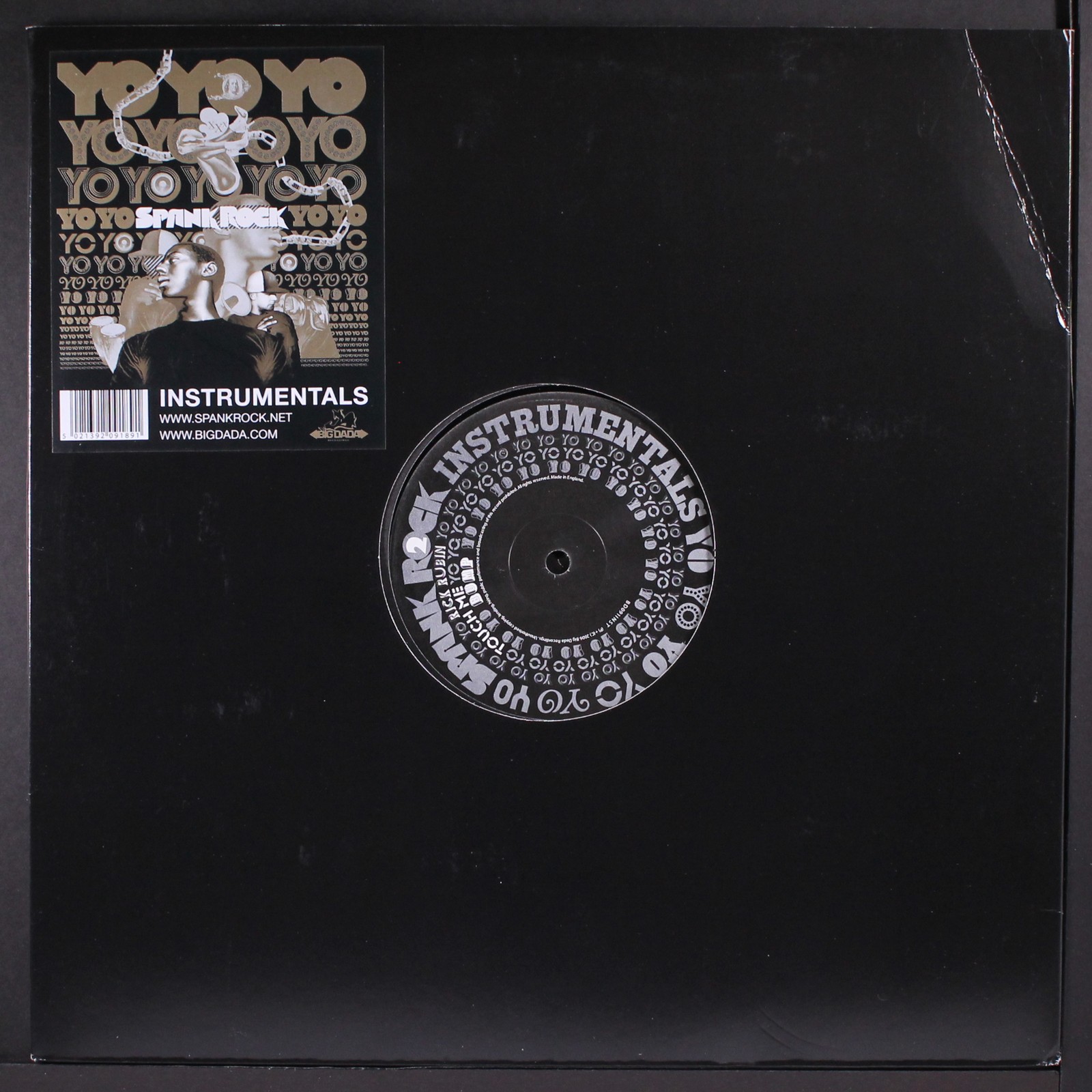 SPANK ROCK: yo yo yo yo yo yo instrumentals BIG DADA 12″ 2x LP 33 RPM