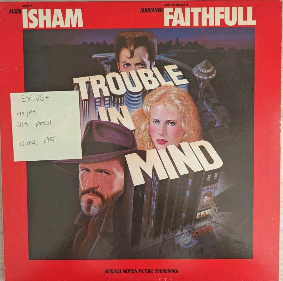 Trouble In Mind Soundtrack Vinyl Record EX/VG+ 90501-1 1986
