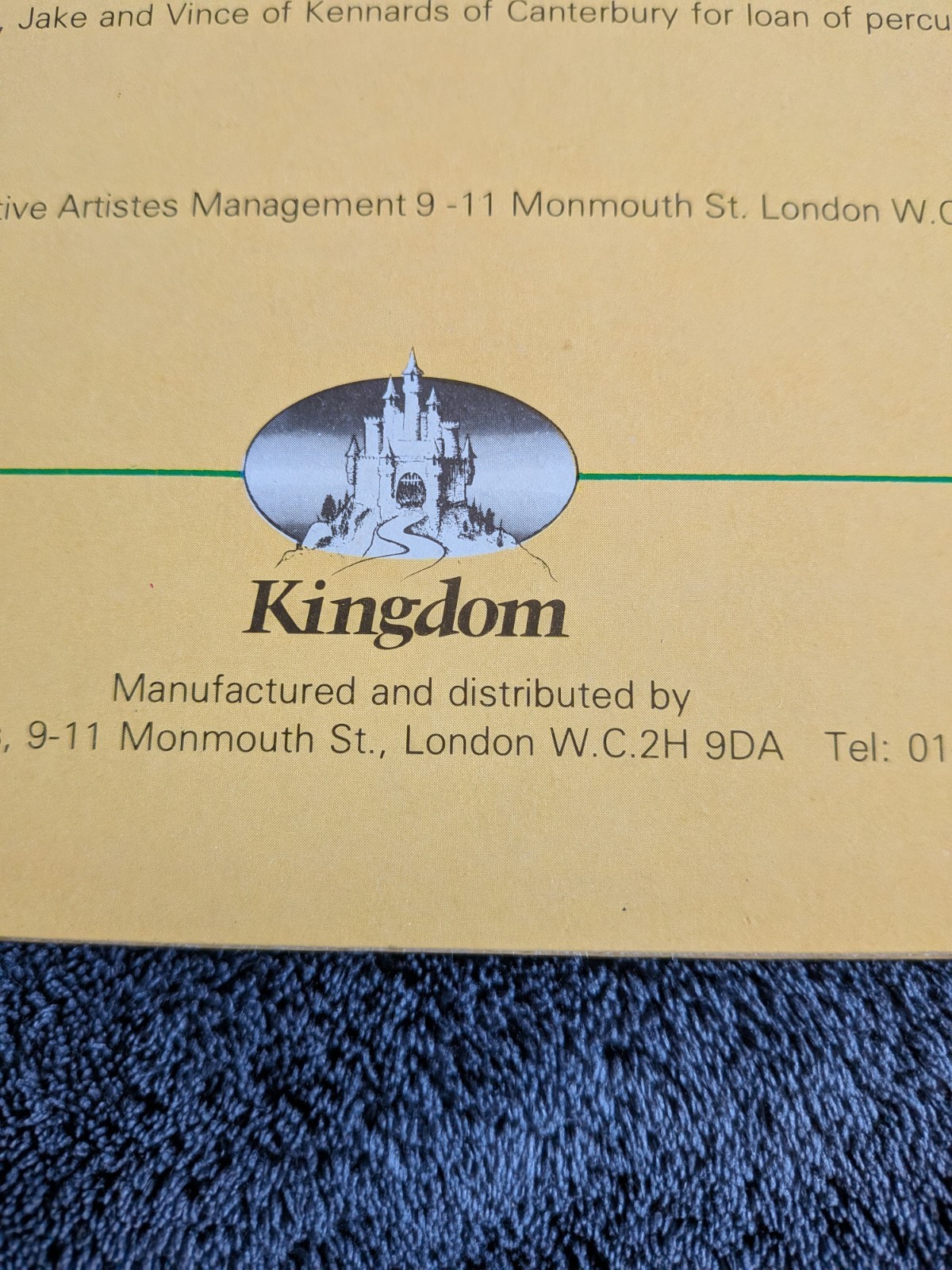 **Original UK 🇬🇧 Pressing** Caravan “Back To Front” (1982) Kingdom LP **Ex**