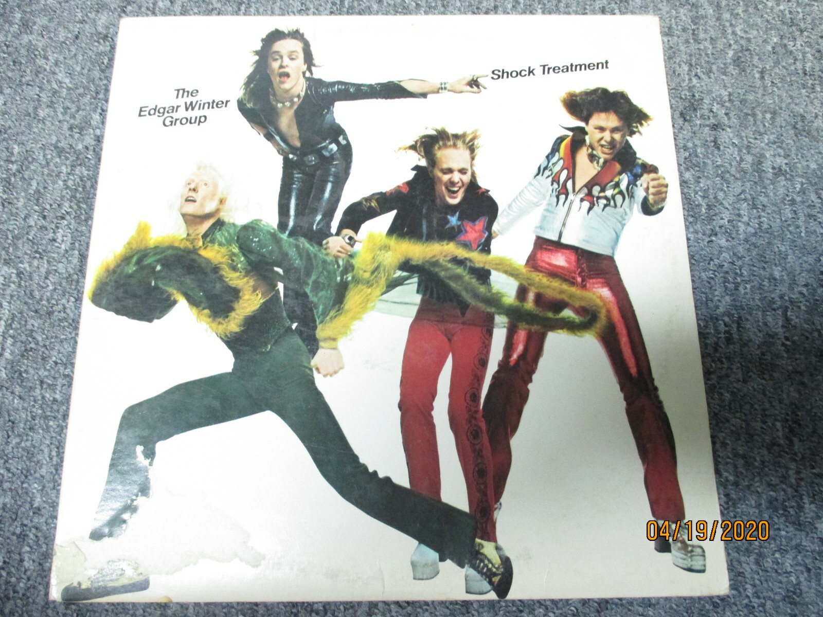 THE EDGAR WiNTER GROUP “Shock Treatment” Vinyl LP 1974 Epic PE 32461