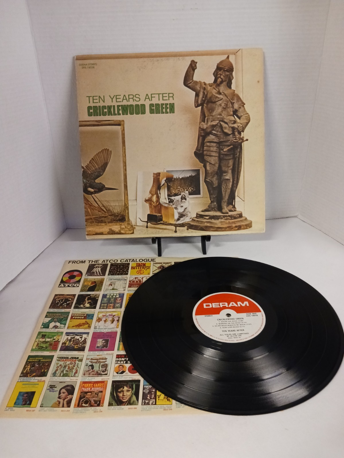 TEN YEARS AFTER “Cricklewood Green” LP Original 1970 DERAM w/ Alvin Lee Poster
