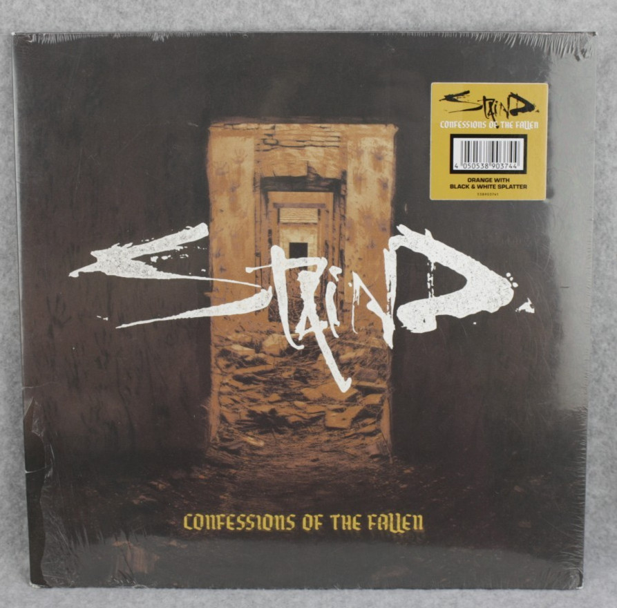 Staind Confessions Of The Fallen Orange B&W Splatter Vinyl LP Album Torn Shrink