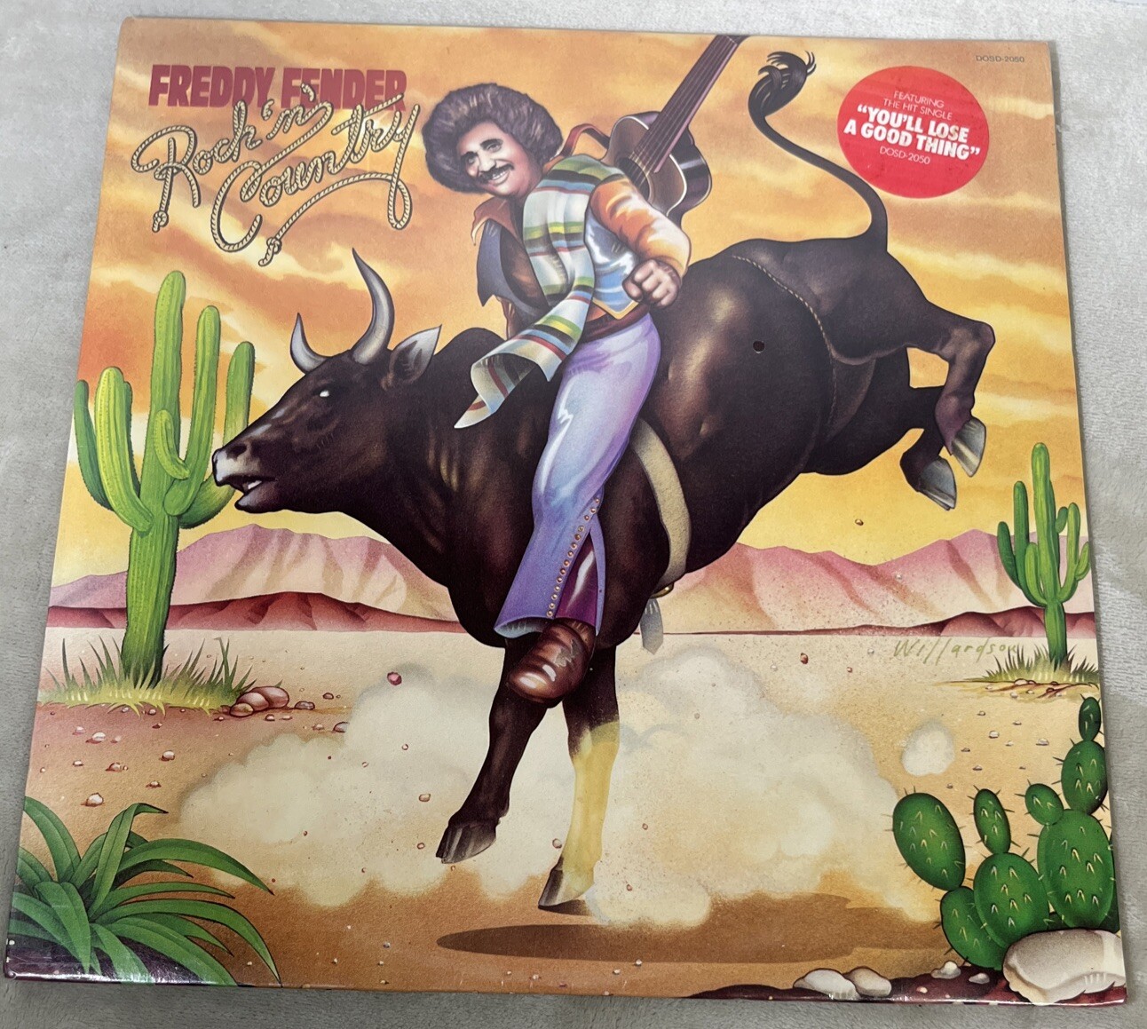 Freddy Fender Rock N Country SEALED LP Vinyl Record 1976 ABC Dot Records