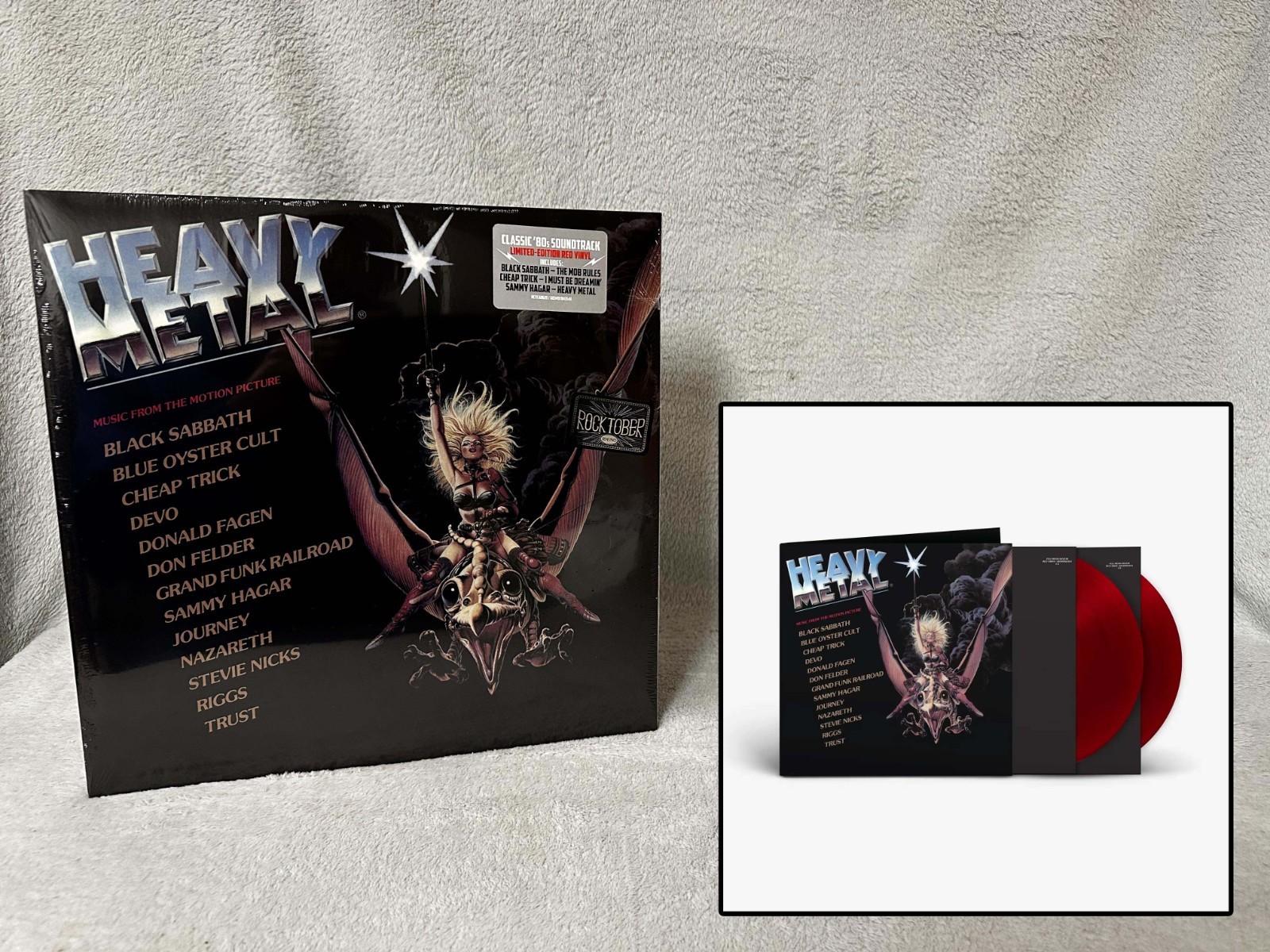 Heavy Metal [Soundtrack] • NEW/SEALED Red Colored Limited Vinyl LP Record