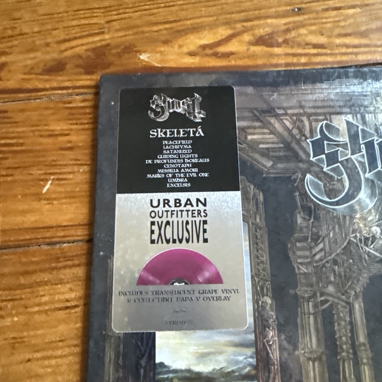 Ghost Skeleta LP SEALED LIMITED URBAN OUTFITTERS PURPLE GRAPE VINYL OOP