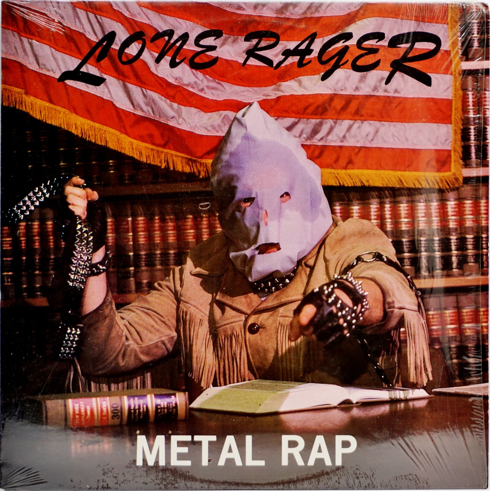 The Lone Rager ♫ Metal Rap ♫ Rare 1984 Megaforce Records Single Shrink NM Vinyl