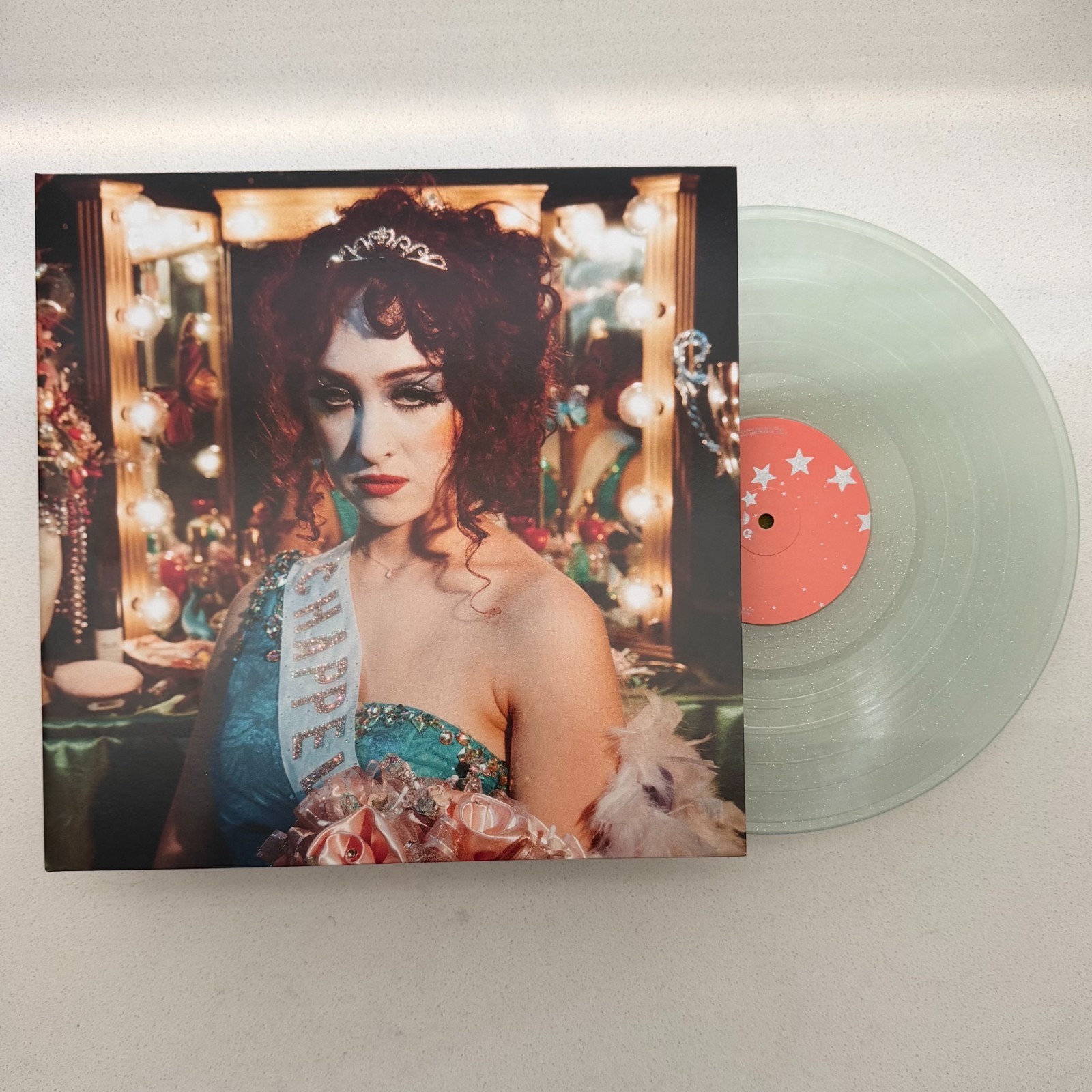 Chappell Roan Rise And Fall Midwest Princess Coke Bottle Clear Glitter Vinyl