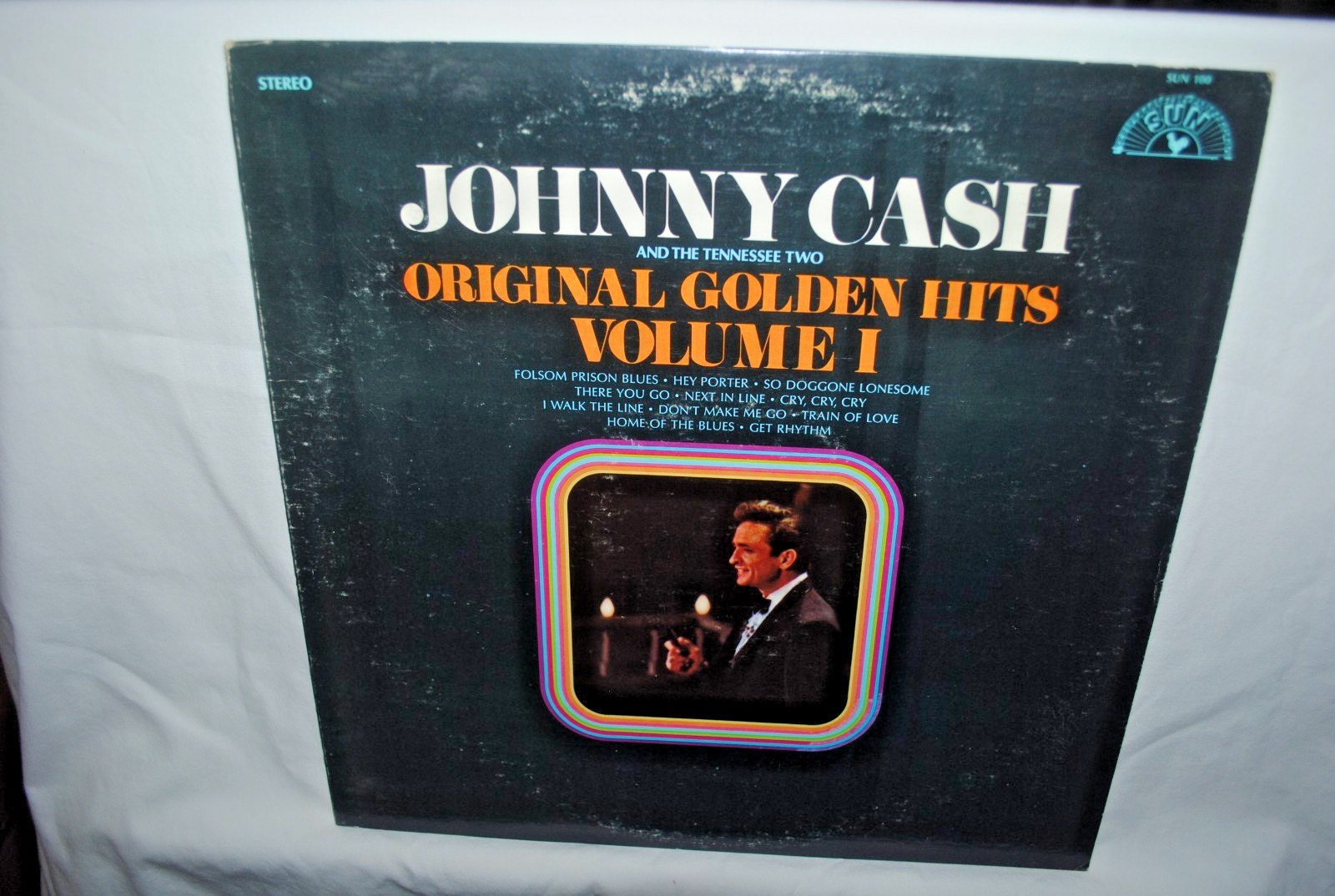Johnny Cash, ORIGINAL GOLDEN HITS, VOL. 1, LP record, Sun 100, VG/VG+