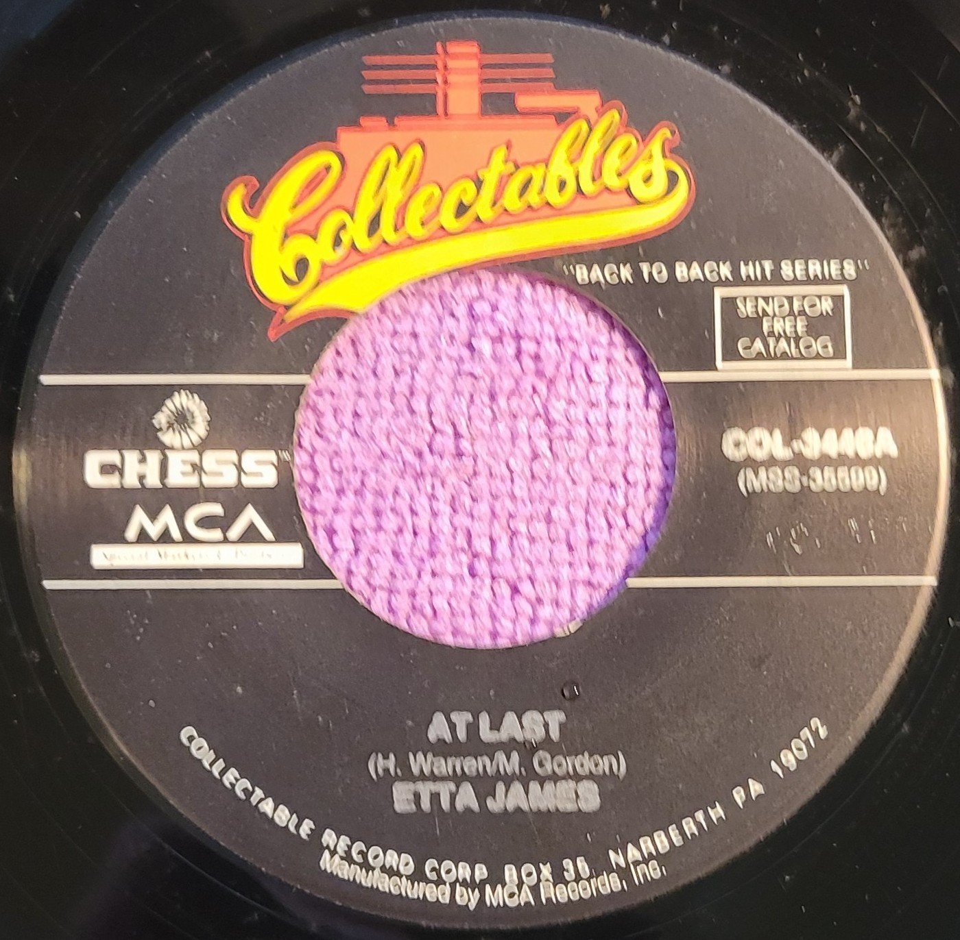 Etta James “At Last / My Dearest Darling” weak VG+ see video