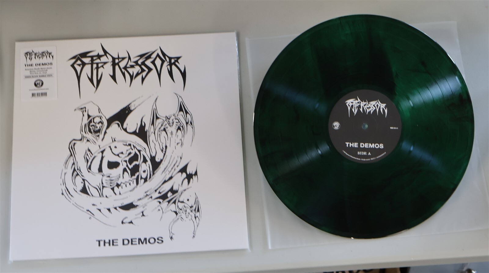 Oppressor The Demos Green / Black Marble Vinyl LP Record new