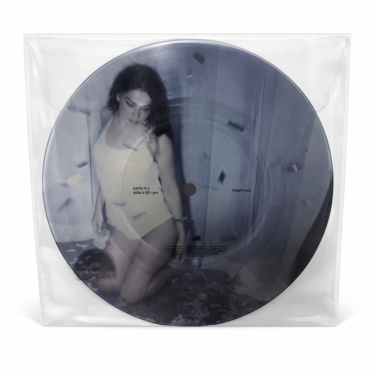 Charli XCX Party 4 U RSD Limited Clear 7 Inch x/8000 IN HAND