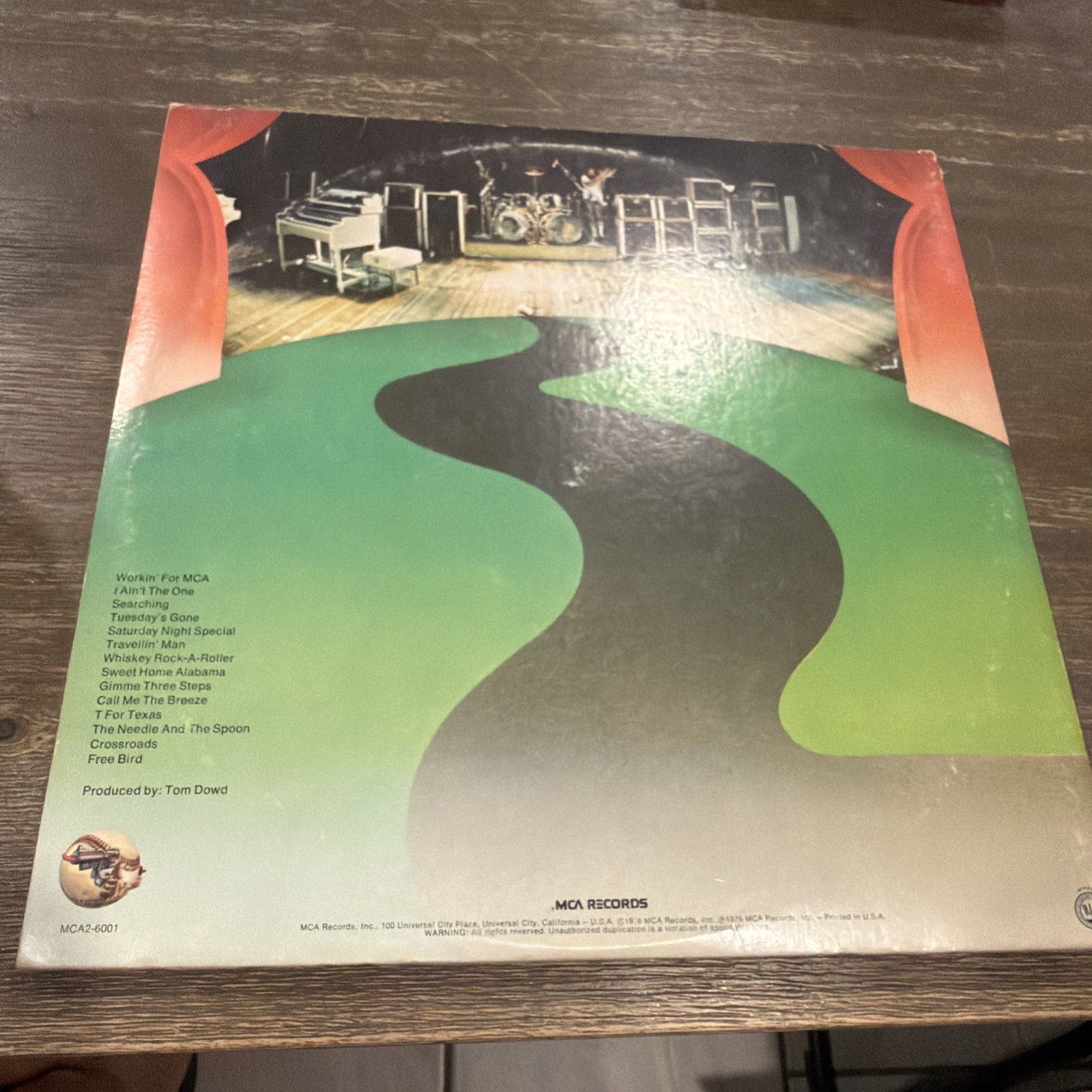 LYNYRD SKYNYRD “One More From The Road” 2LP 1976 MCA [Pinckneyville Press] VG+