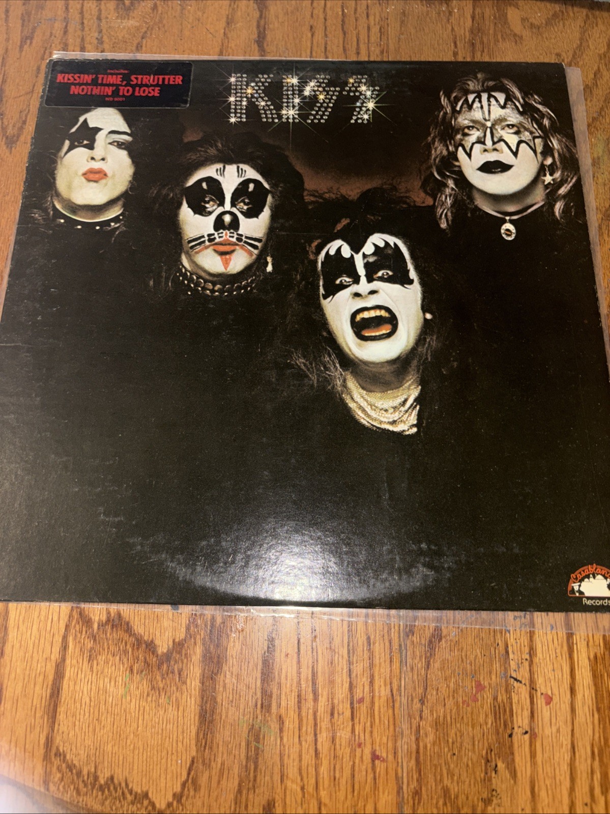 Kiss – Self Titled 1st Press 1974 No Kissin’ Time NM/VG+ Vinyl Lp