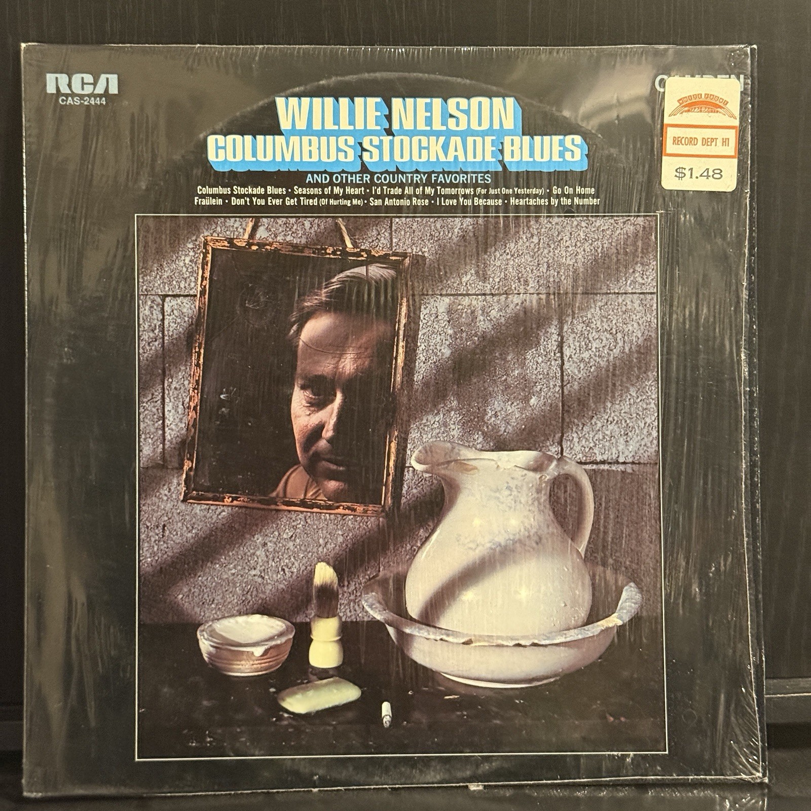 WILLIE NELSON Columbus Stockade Blues 1970 RCA Camden Original US Press CAS-2444