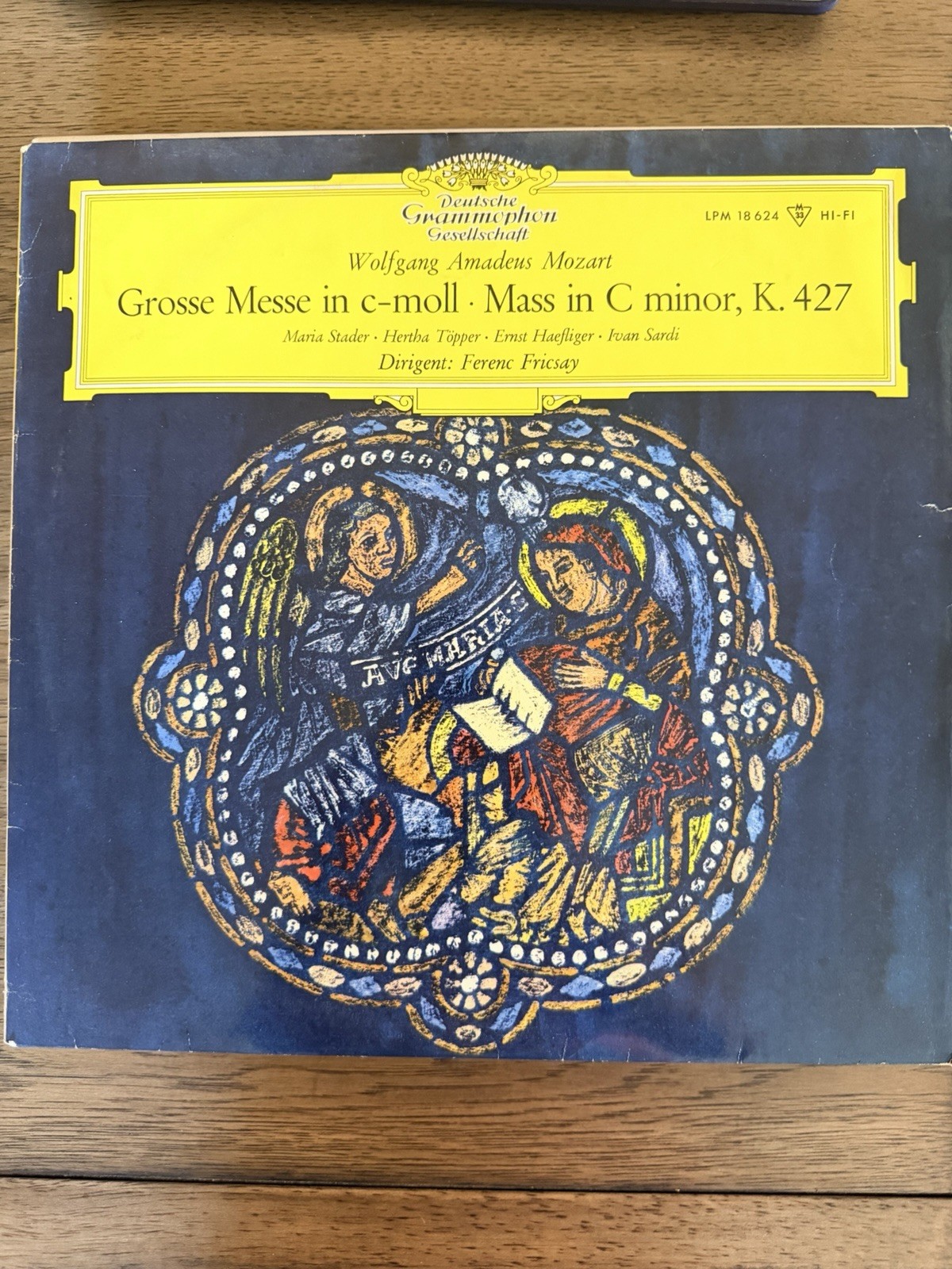 Deutsche Grammophon Mozart Mass in C minor K. 427 12″ Vinyl LP 33RPM LPM 18624