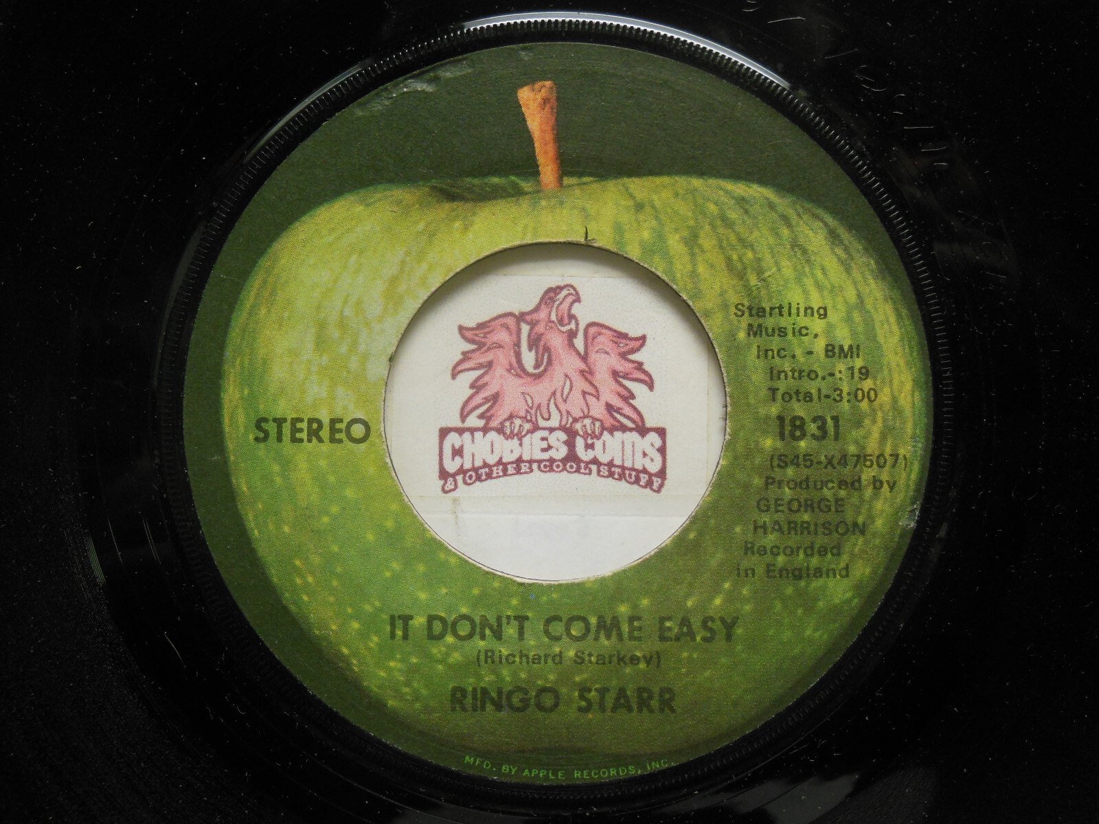 Ringo Starr – It Don’t Come Easy / Early 1970, 45 RPM G+ (7M)