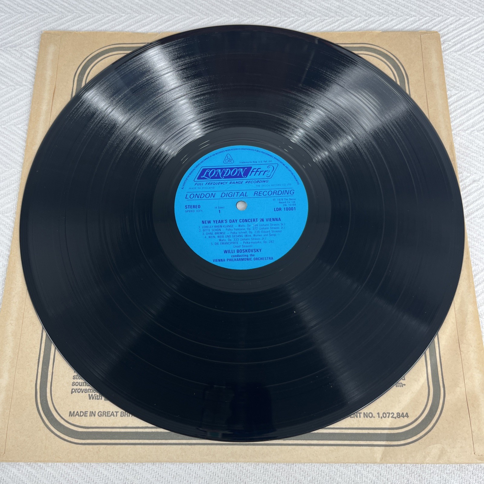 Wiener Philharmoniker, Willi Boskovsky, New Year’s In Vienna! Vinyl LP