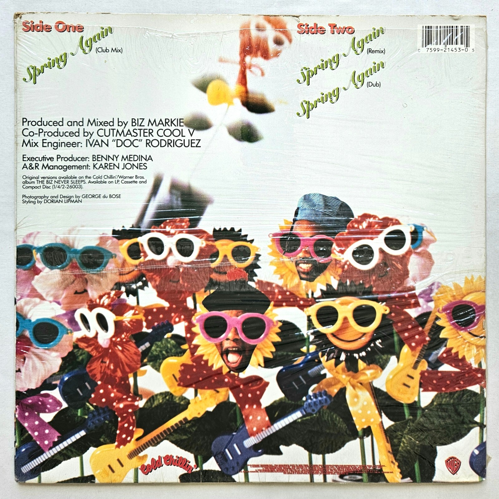 1989 – BIZ MARKIE – SPRING AGAIN – COLD CHILLIN’ ORIGINAL PRESSING IN SHRINK