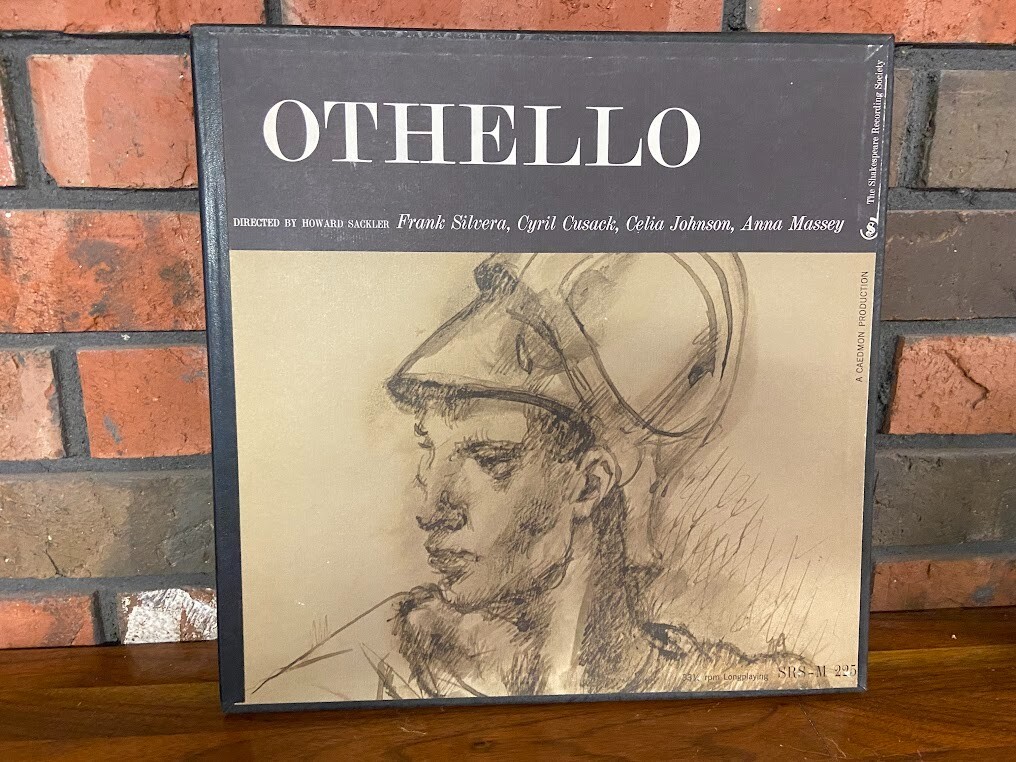 Othello 3 LP Box Set The Shakespeare Recording Society SRS-M 225 w/Text