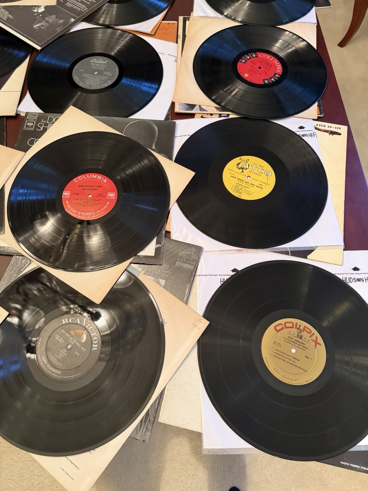 24 Vintage Jazz LP Record Lot Ellington Armstrong Nat King Cole Ramsey Lewis