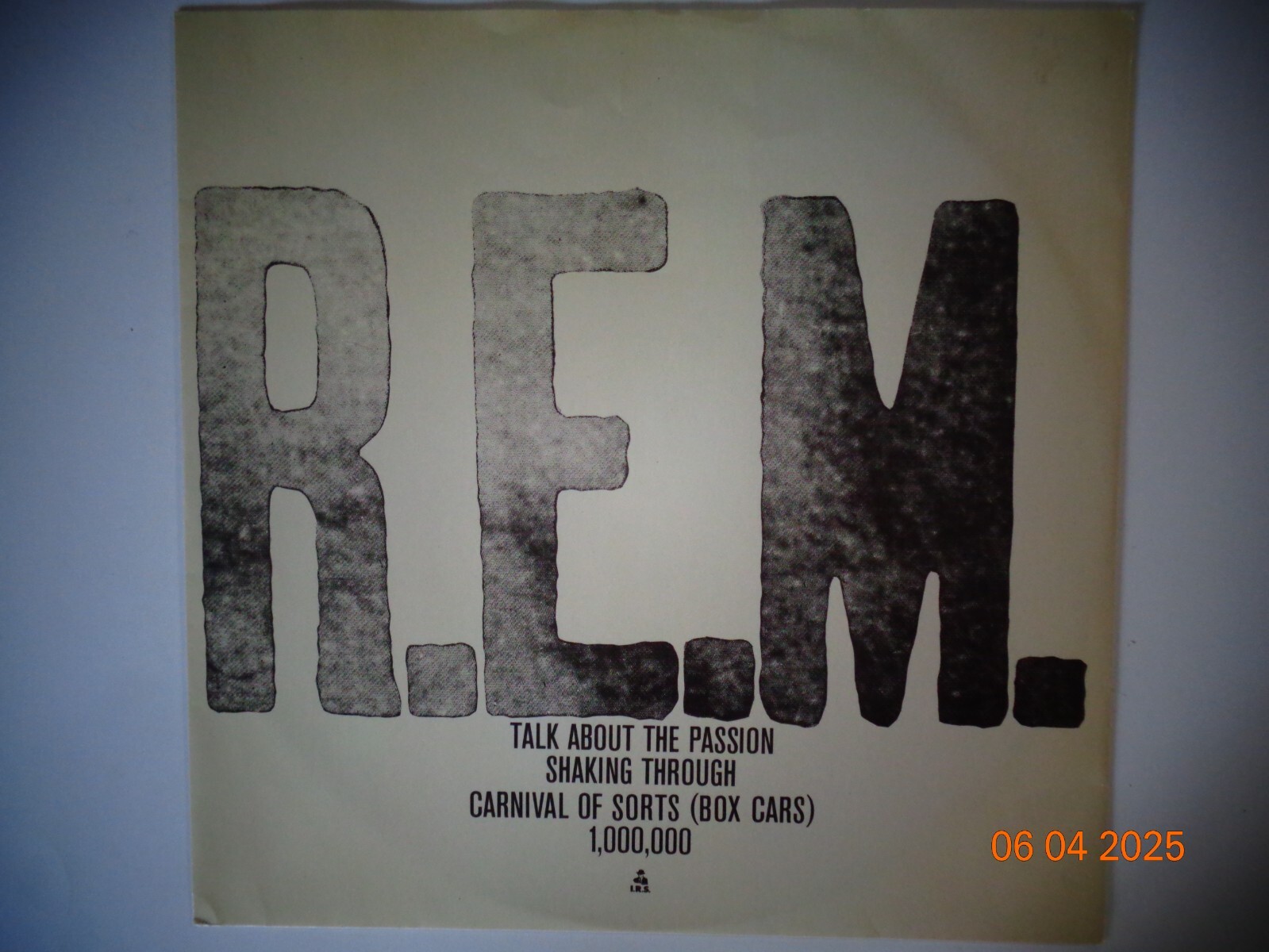 R.E.M. Talk About The Passion Vinyl 12″ EP UK 1983 Press Indie Rock Pop NM