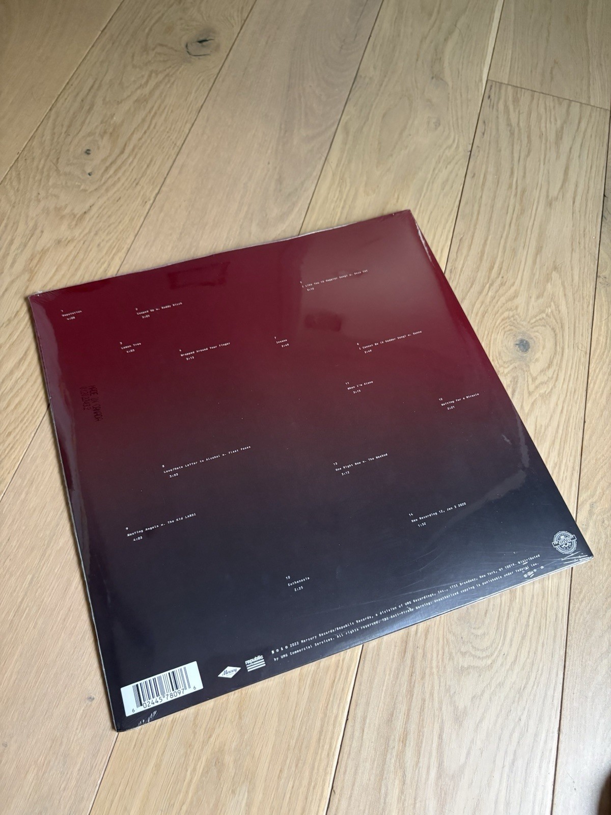 Post Malone Twelve Carat Toothache Sealed Limited Vinyl LP