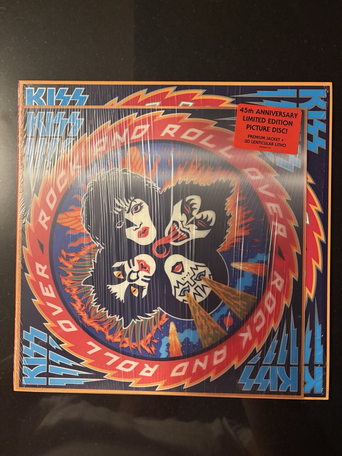 Kiss Rock and Roll Over Vinyl LP 45th Anniversary Picture Disc Limited Edition