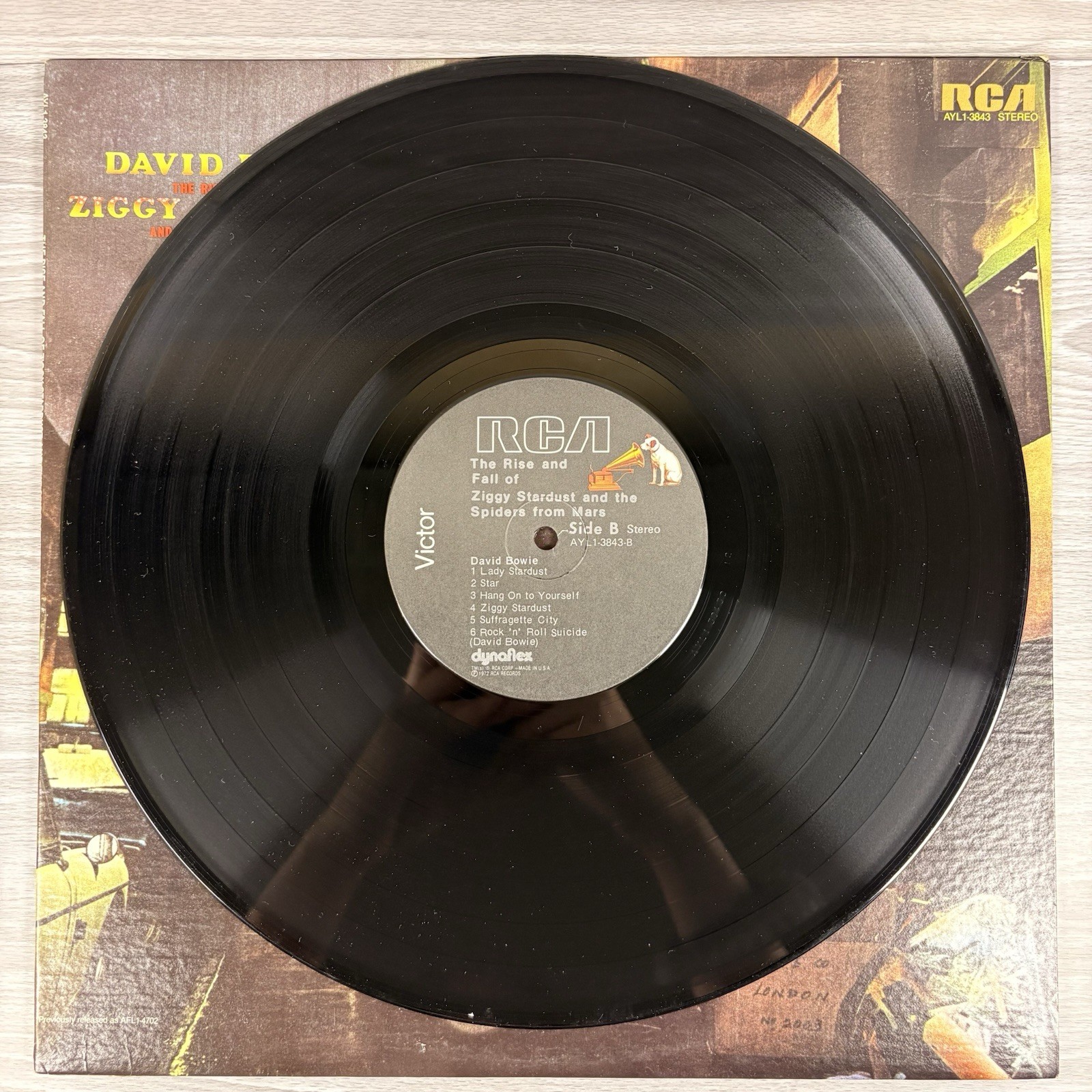 David Bowie The Rise and Fall of Ziggy Stardust Vinyl LP RCA AYL1-3843