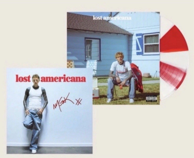 MGK Lost Americana + Signed Insert Peppermint Candy Vinyl New