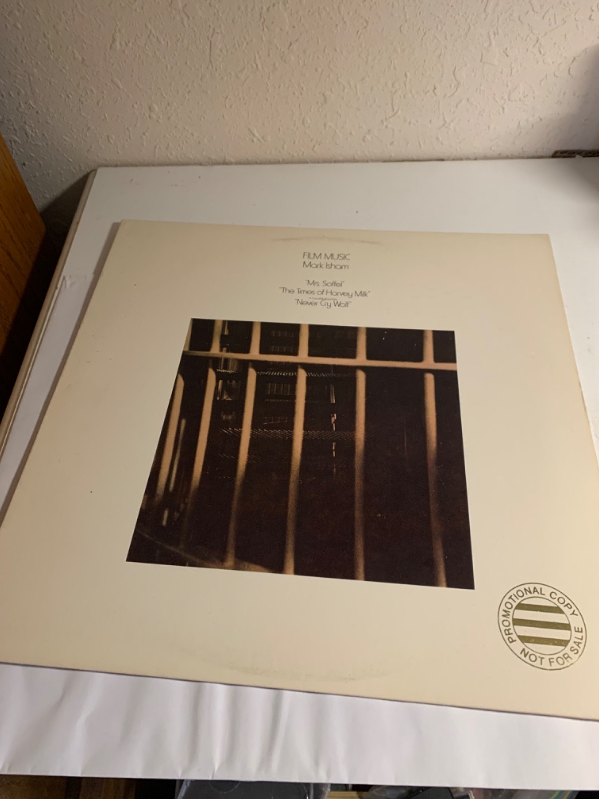 Mark Isham LP Promo Mrs. Soffel Times of Harvey Milk Never Cry Wolf Film Music