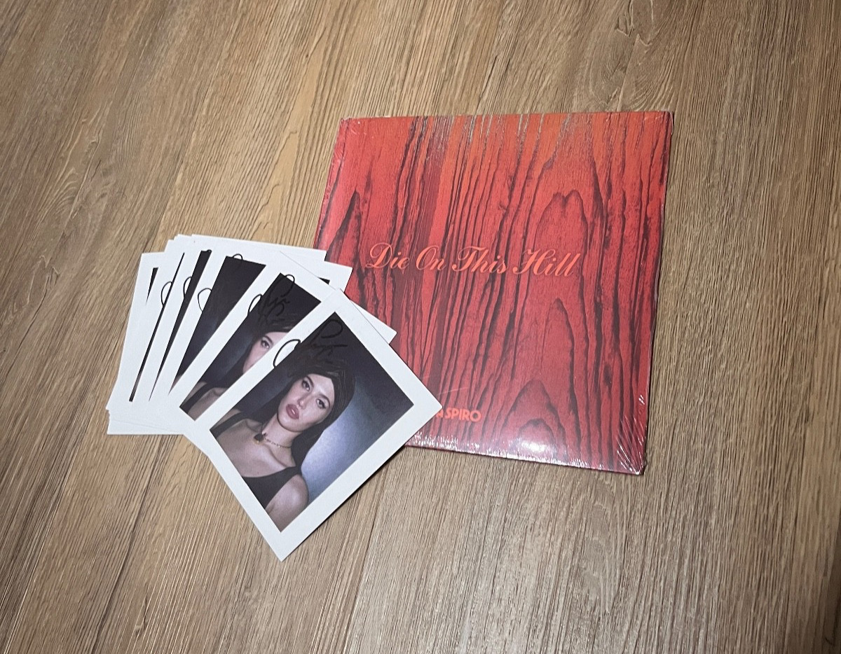 Sienna Spiro Die On This Hill 7” Orange Vinyl W/ SIGNED Card